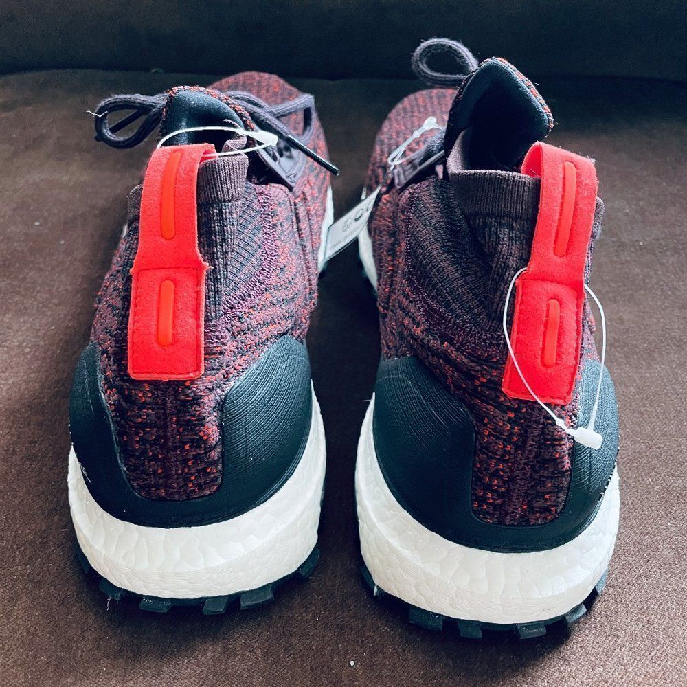 NEW Adidas UltraBoost Mid All Terrain Burgundy Carbon Black Size Mens 12 S82035 - Picture 5 of 7
